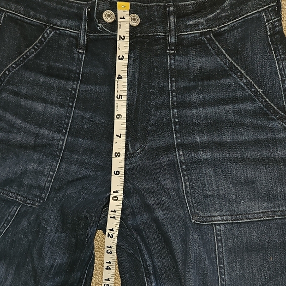 American Eagle Outfitters Relaxed Dark Blue Jeans (0048) - Picture 10 of 11